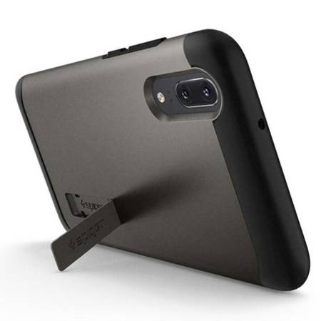 Huawei P20 etui Spigen Slim Armor L21CS24015 -  stalowy (Gunmetal)