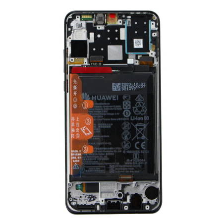 Huawei P30 Lite New Edition wyświetlacz LCD z ramką i baterią - czarny