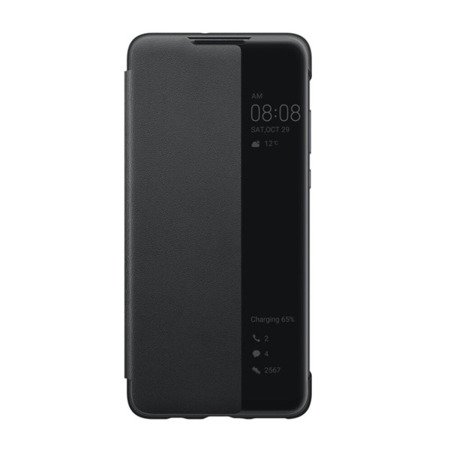 Huawei P30 Lite etui Smart View Flip Cover 51993076 - czarne