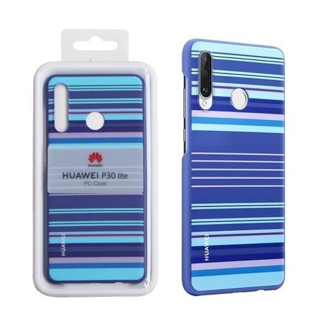 Huawei P30 Lite plastikowe etui PC Case 51993075 - niebieskie 