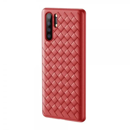 Huawei P30 Pro etui Baseus Weaving Case - czerwone