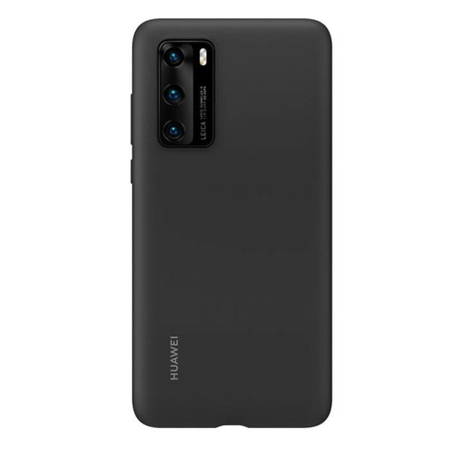 Huawei P40 etui silikonowe Silicon Case 51993719 - czarne