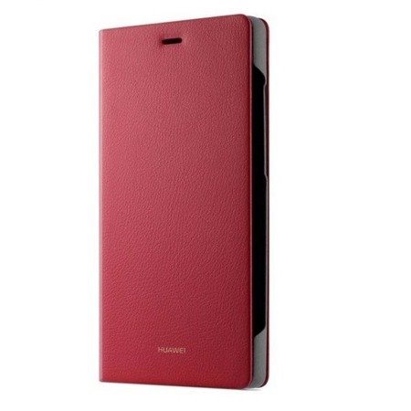 Huawei P8 etui Flip Cover - czerwony
