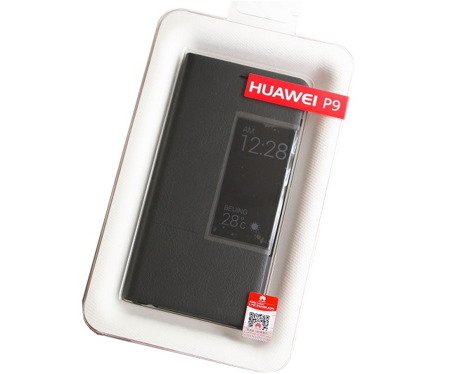 Huawei P9 etui S View Cover - ciemnoszary