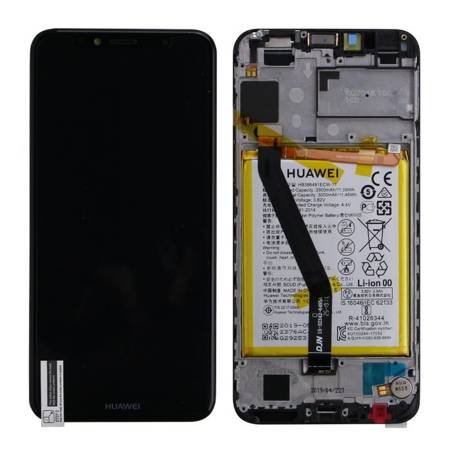 Huawei Y6 2018/ Y6 Prime 2018 wyświetlacz LCD z baterią - czarny