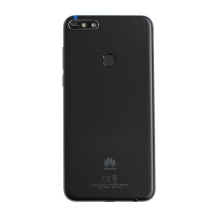 Huawei Y7 2018 LDN-L21 klapka baterii z czytnikiem linii papilarnych - czarna