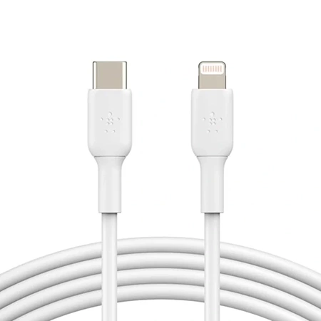 Kabel USB-C na Lightning Belkin Boost Charge 1m - biały