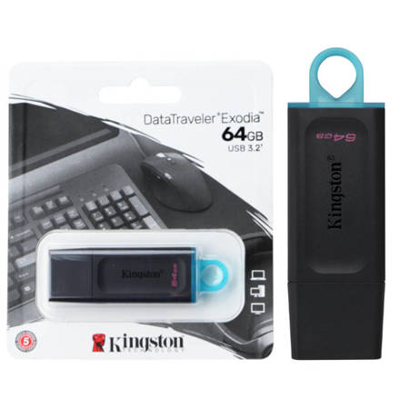 Kingston DataTraveler Exodia pendrive 64 GB - czarny