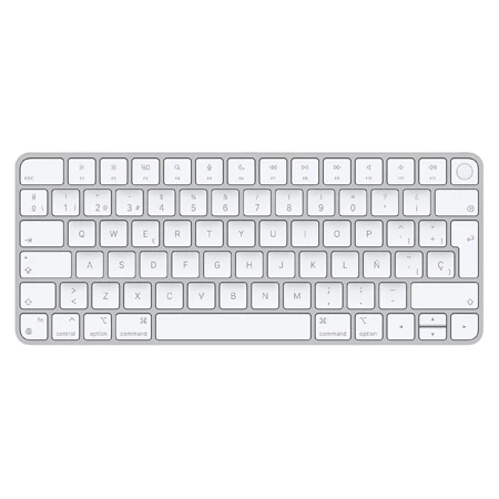 Klawiatura Apple Magic Keyboard with Touch ID (układ hiszpański) - biała