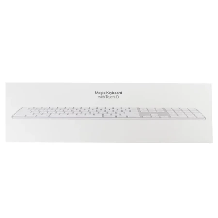 Klawiatura Apple Magic Keyboard with Touch ID (układ rosyjski) - biała