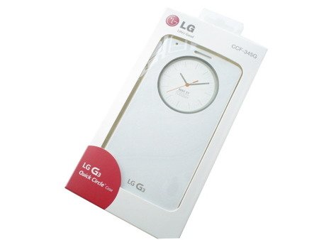 LG G3 etui Quick Circle Case CCF-345G - biały