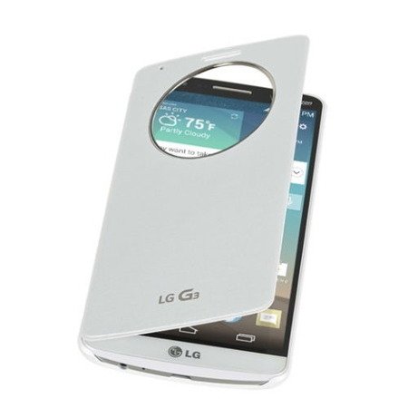 LG G3 etui Quick Circle Case CCF-345G - biały