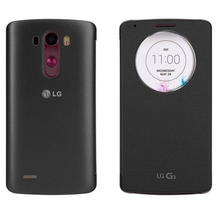 LG G3 etui Quick Circle Case CCF-345N - grafitowy
