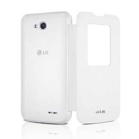 LG L70 etui Quick Window Case CCF-400 - biały