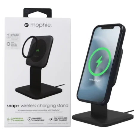 Ładowarka indukcyjna Mophie Snap+ Wireless Charging Stand - czarna