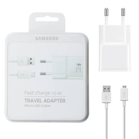 Ładowarka sieciowa z kablem micro-USB Samsung Fast Charge - 2A 15W