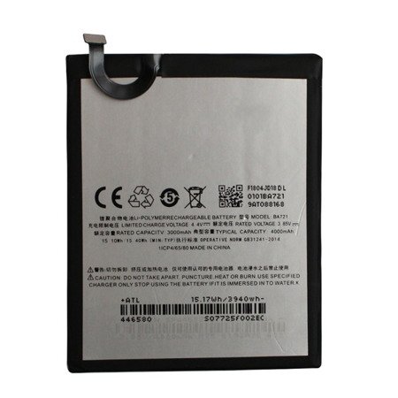Meizu M6 Note oryginalna bateria BA721 - 4000 mAh 