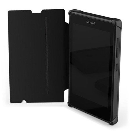 Microsoft Lumia 532 etui Mozo Flip Cover - czarny