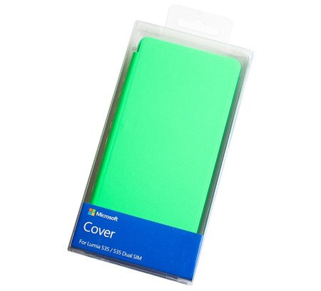 Microsoft Lumia 535/ 535 Dual SIM etui Flip Cover CC-3092 - zielony