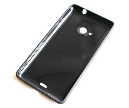 Microsoft Lumia 535 etui Mozo Smooth Cover i folia ochronna - czarny