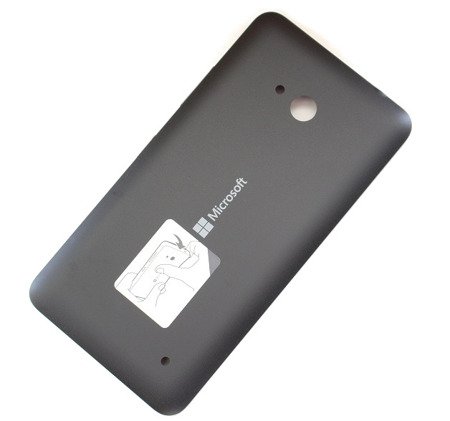Microsoft Lumia 640 klapka baterii - czarna