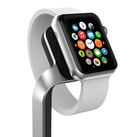 Mophie Watch Dock podstawka do Apple Watch - srebrno-czarny