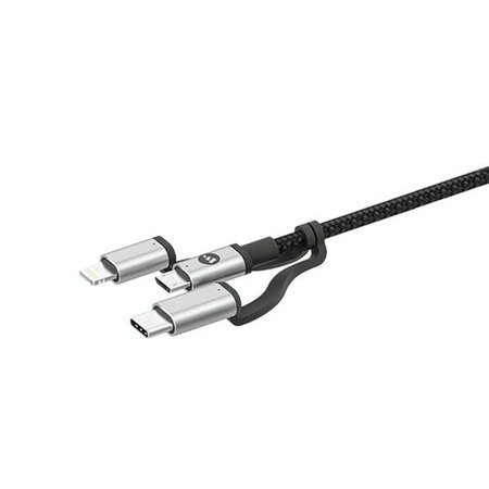 Mophie kabel 3w1 Lightning + MicroUSB + USB-C - 1 m