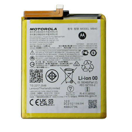 Motorola Edge 20 oryginalna bateria MB40 - 4020 mAh