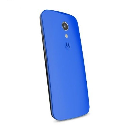 Motorola Moto G 2 Gen klapka baterii Shell ASMXTDRRB-MLTI0A - niebieska
