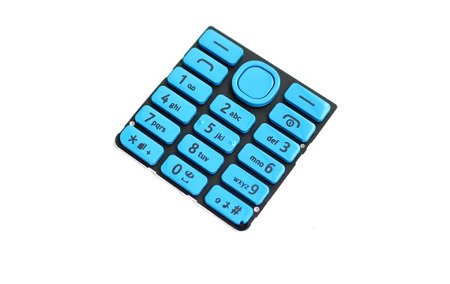 Nokia 206/ 206 Dual SIM klawiatura - niebieska