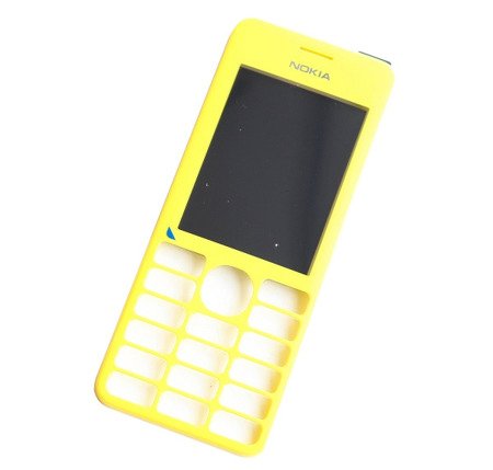 Nokia 206/ 206 Dual SIM panel przedni obudowa - żółta