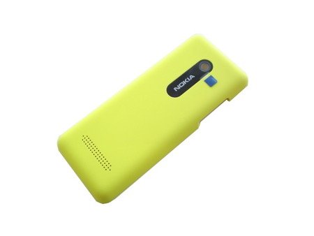 Nokia 206 Dual SIM klapka baterii - żółta