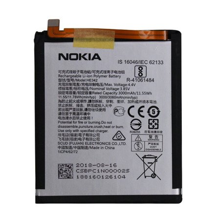 Nokia 5.1 Plus/ 6.1 Plus oryginalna bateria HE342/ HE361 - 3060 mAh