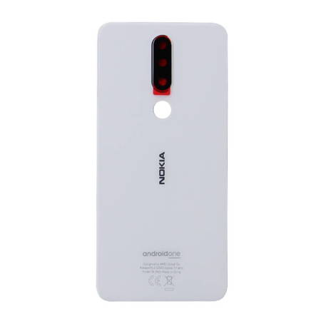 Nokia 5.1 Plus klapka baterii  -  biała
