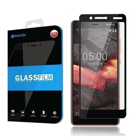 Nokia 5.1 szkło hartowane na cały wyświetlacz Mocolo Full Glue 2.5D - czarne