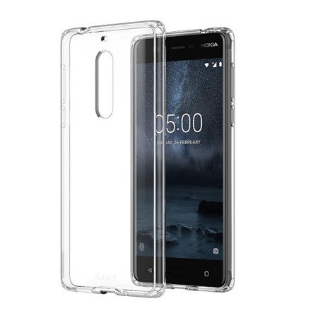 Nokia 5 etui Hybrid Crystal Case CC-704 - transparentny