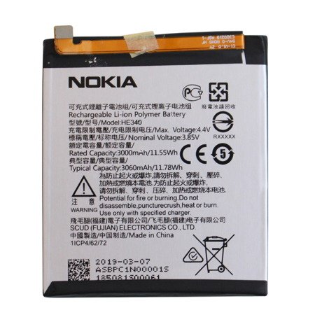 Nokia 7 oryginalna bateria HE340 - 3060 mAh