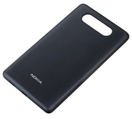 Nokia Lumia 820 klapka baterii do ładowania indukcyjnego CC-3041 - czarna