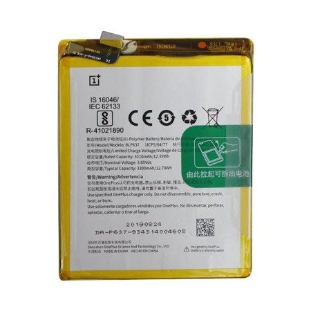 OnePlus 5/ 5T oryginalna bateria BLP637 - 3300 mAh