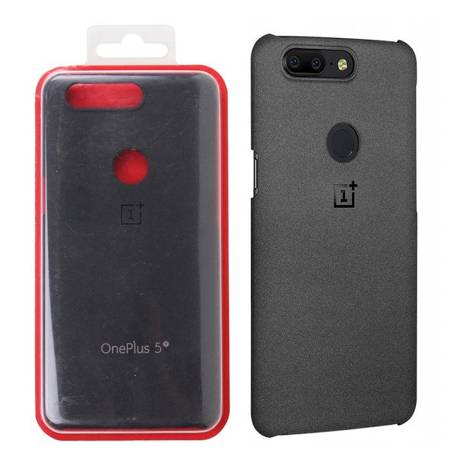 OnePlus 5T etui Sandstone Protective Case 5431100031 - czarne