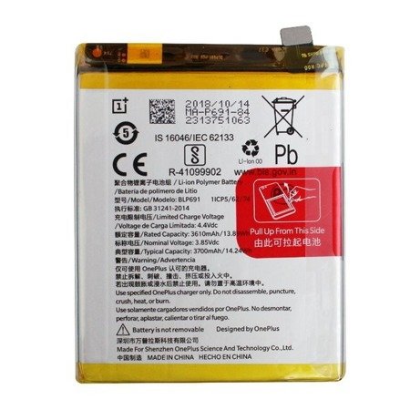 OnePlus 6T McLaren oryginalna bateria BLP691 - 3700 mAh