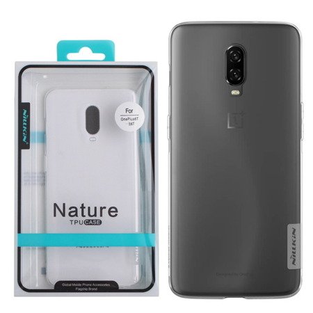 OnePlus 6T etui silikonowe Nillkin Nature TPU Case - transparentne