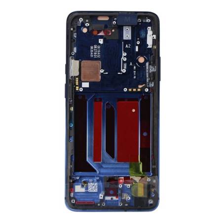 OnePlus 7 Pro wyświetlacz LCD z ramką - niebieski (Nebula Blue)