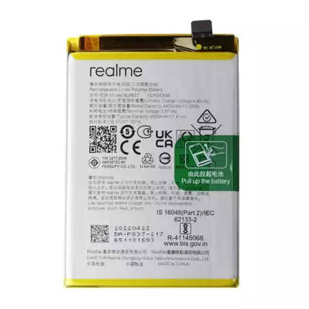 Oryginalna bateria BLP837 do Realme 8 Pro/ 9 Pro Plus - 4500 mAh