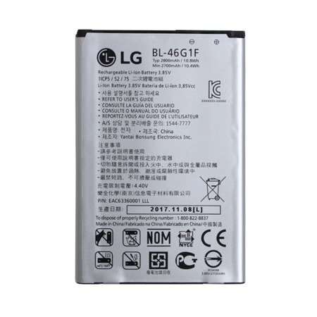 Oryginalna bateria LG K10 2017 BL-46G1F - 2800mAh