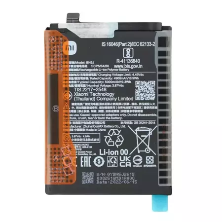 Oryginalna bateria Xiaomi BN5J do Poco X5 5G - 5000 mAh