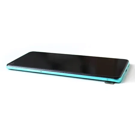 Oryginalny wyświetlacz LCD z ramką do OnePlus 8T - zielony (Aquamarine Green)