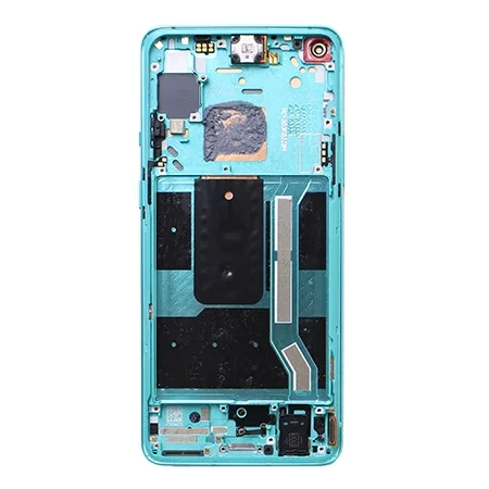 Oryginalny wyświetlacz LCD z ramką do OnePlus 8T - zielony (Aquamarine Green)