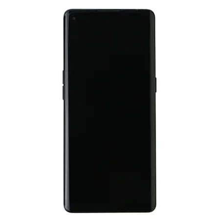 Oryginalny wyświetlacz LCD z ramką do Oppo Reno 3 Pro - czarny (Midnight Black)