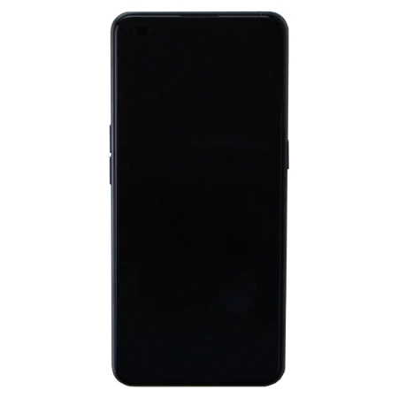 Oryginalny wyświetlacz LCD z ramką do Oppo Reno 4 5G - czarny (Space Black)